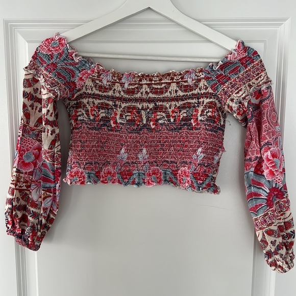 GUESS women floral  crop‎ top - Picture 6 of 6